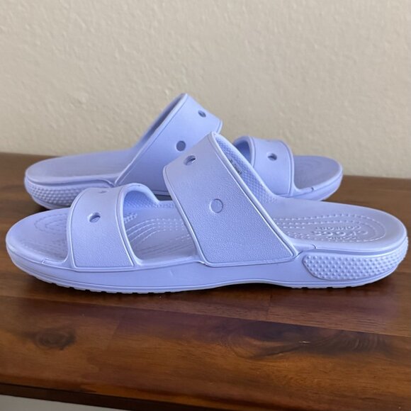 CROCS - Classic Sandal in Moon Jelly (periwinkle/lilac) - Picture 4 of 8